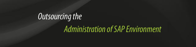 Outsourcing the Administration of SAP Environment